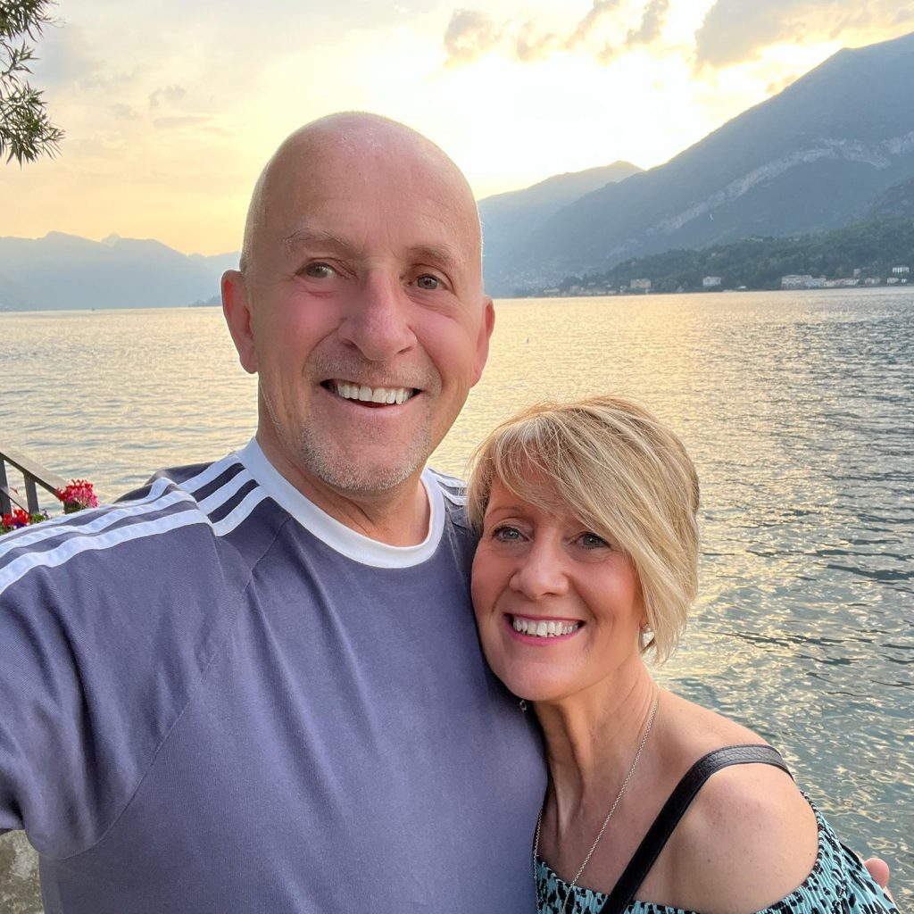 An image of UW partner Laura and Royston