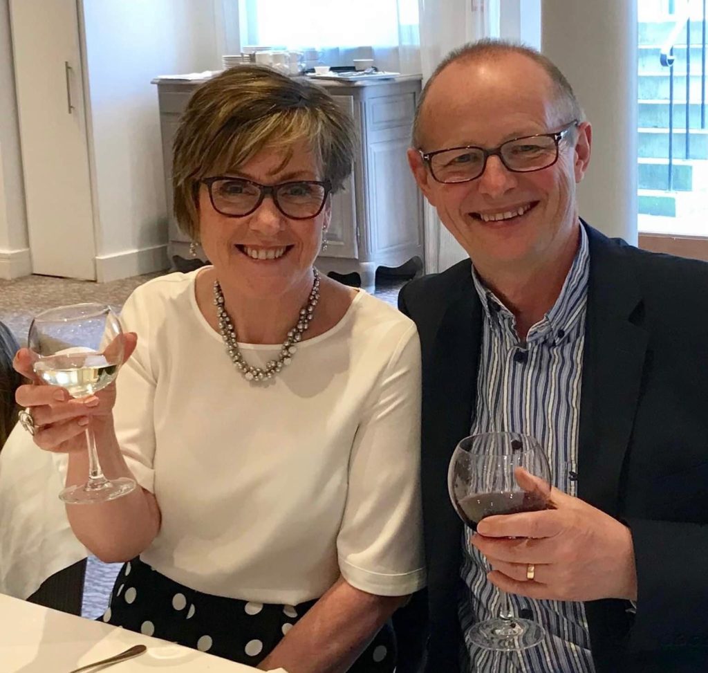 An image of UW partner Kevin and  Gill Bond