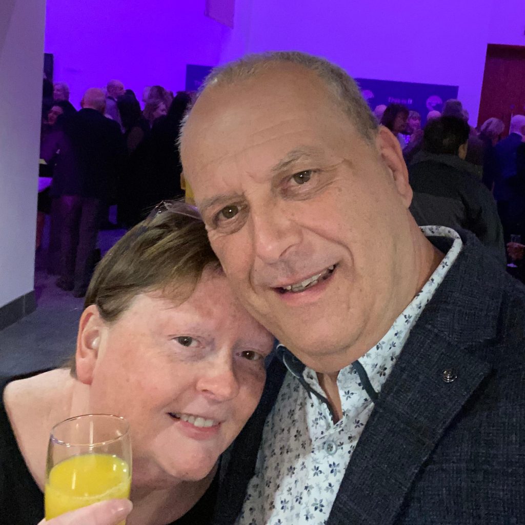 An image of UW partner Clare and  Martin Brown