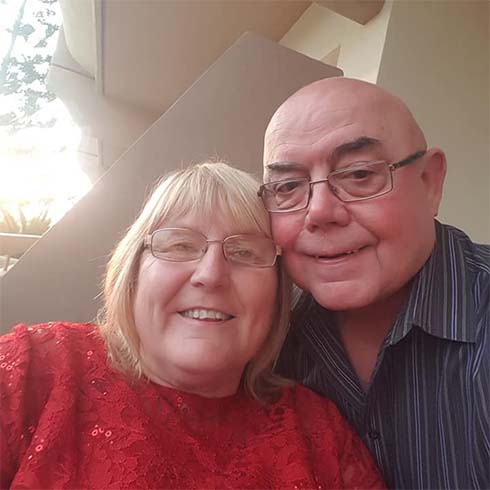 An image of UW partner Angie and Ron Atkinson