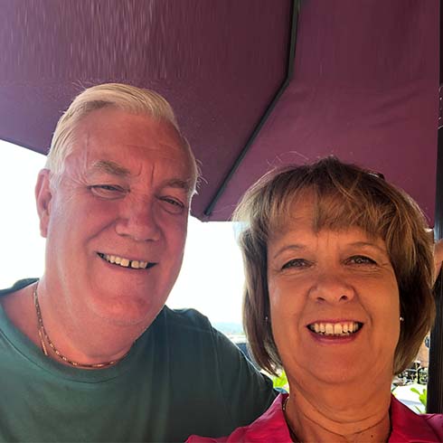 An image of UW partner Mark and Val Winchester