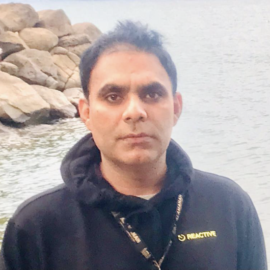 An image of UW partner Rizwan Hayat