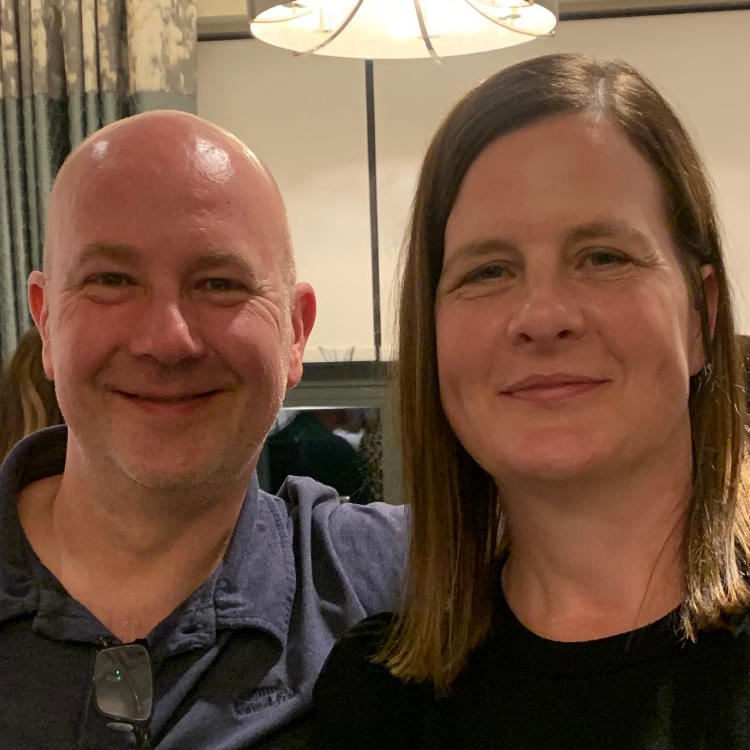 An image of UW partner Richard and Becky Westwell